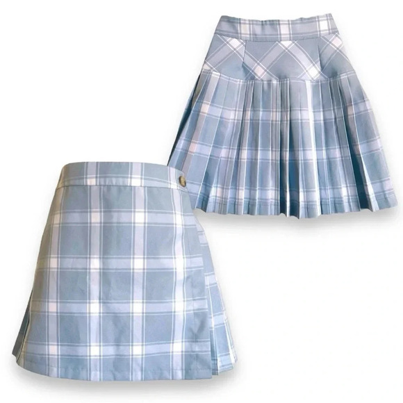 Forever 21 Dresses & Skirts - Plaid Pleated Mini Skirt Forever 21 Size Small